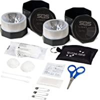 GEMCORE 2 x s.o.s. light baliza luminosa V16 LUZ Emergencia- señalización Peligro homologada DGT V16-en Estuche-autónoma…